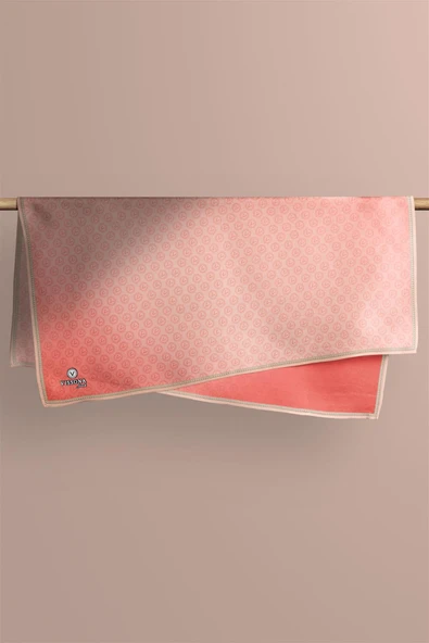 %100 İpek Kadın Desenli Bandana 80x80 - Resim 6