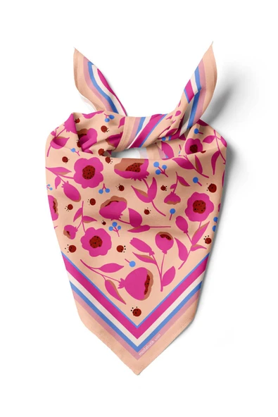 F81 TRIBAL FLORAL TASARIMLI BANDANA ürün görseli