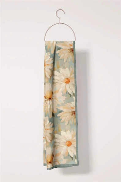 Modabutik Çiçek Desenli Fular - Resim 4