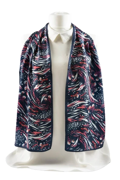 A20 Modabutik Çiçek Desenli Fular - Resim 5