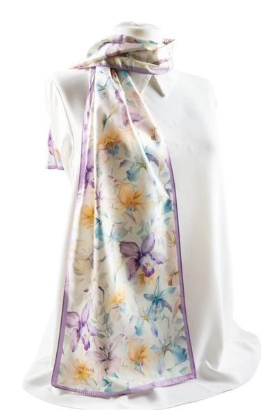 Modabutik Çiçek Desenli Fular ürün görseli