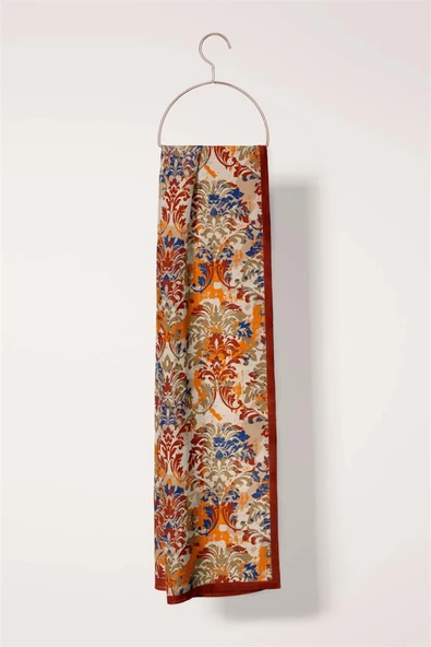 I57 Modabutik Etnik Desenli Fular - Resim 4