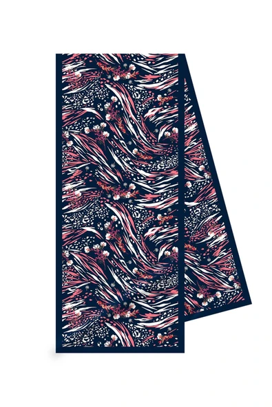 A20 Modabutik Çiçek Desenli Fular - Resim 2