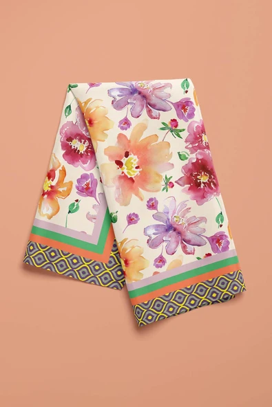 C13 KADIN DESENLİ BANDANA - Resim 4