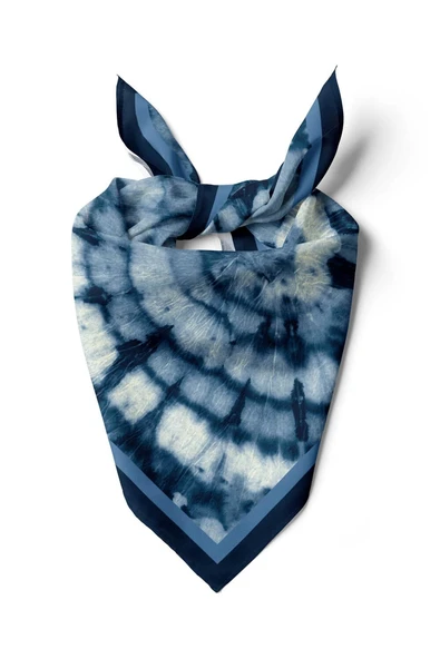 G49 Modabutik Desenli Saten Bandana ürün görseli