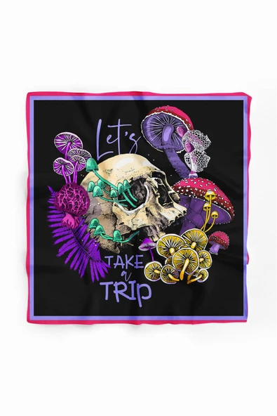 Modabutik Kurukafa Desenli Bandana - Resim 2