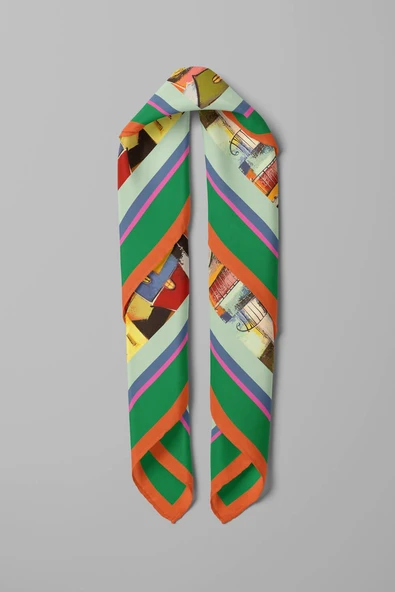 KADIN DESEN BANDANA DG-183 - Resim 3