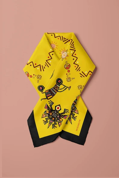 KADIN DESENLİ BANDANA - Resim 3