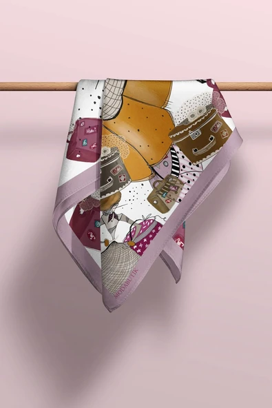 C63 KADIN DESENLİ BANDANA - Resim 6