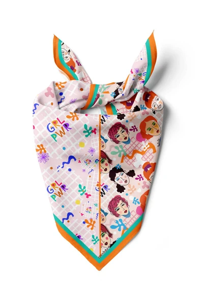 D93 Modabutik GRL PWR Bandana ürün görseli