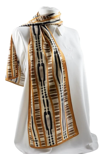 Modabutik Çizgi Desenli Fular ürün görseli