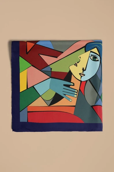 A76 KADIN DESENLİ BANDANA - Resim 6