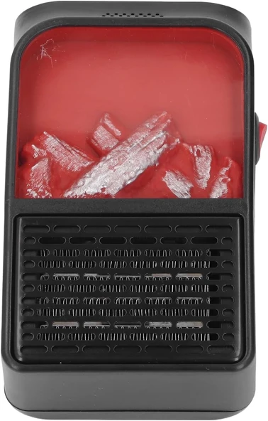 Elektrikli Duvar Çıkış Isıtıcı, Alev LED Alan Isıtıda Plastik Düşük Tapa Ev Için Simüle Edici (AB fiş 220v) ürün görseli 1