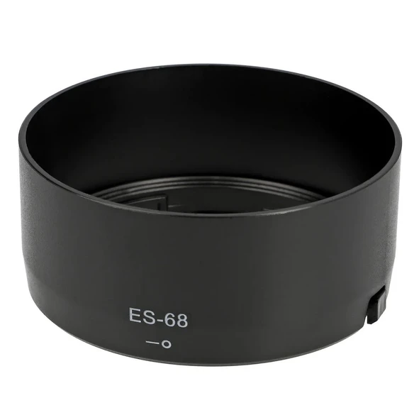 Ayex ES-68 Parasoley Canon EF 50mm f/1.8 STM ile Uyumlu Lens Hood ürün görseli 1