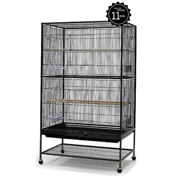 Dayang Ayaklı Kafes Siyah 79x52x130,5 Cm ürün görseli