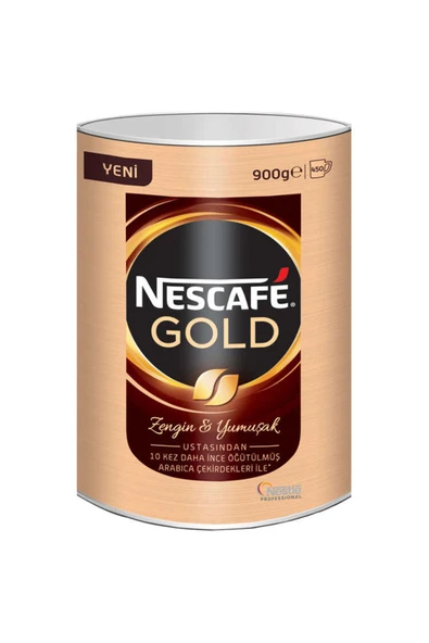 Nescafe Nestle Gold Teneke Signature 900gr 12456216 (12584221) ürün görseli 1