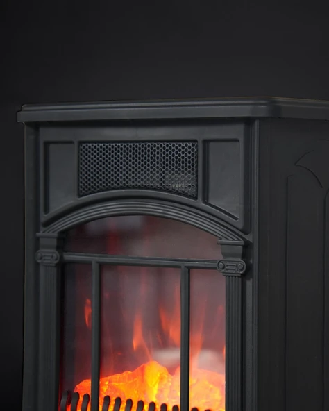 Dlc Castelle 1900W Ayaklı Elektrikli Şömine - Resim 4