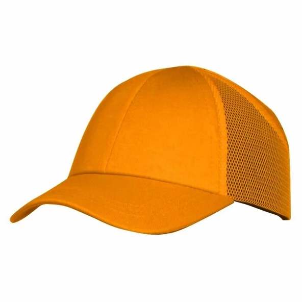 BAYMAX TABCAP Yazlık Helmet Turuncu Şapka Baret BX-6010 - Resim 2