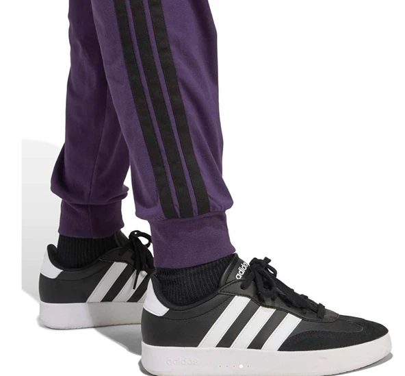 adidas 3 Stripes Sj Jogger Kadın Mor Eşofman Altı JX7591 - Resim 4
