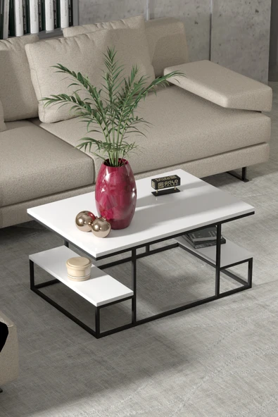 ORTA SEHPA V LÜX BEYAZ - Resim 5