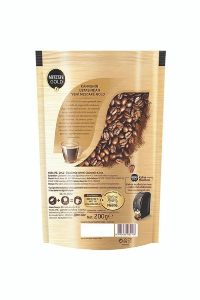Nescafe Gold 200 gr 2 Adet ve Nestle Coffee Mate 500 gr 1 Adet Fırsat Paketi - Resim 3