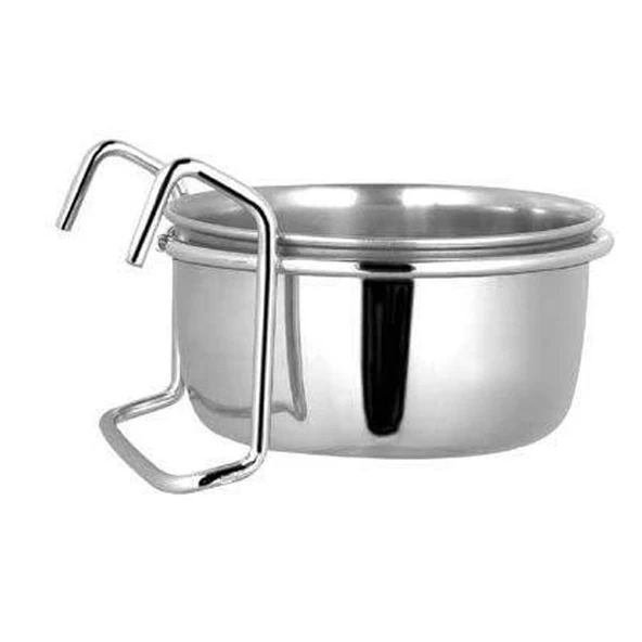 EuroDog CCHCP10 Kanca Askılı 10 Oz Metal Yem Kabı ø 9,5 ürün görseli