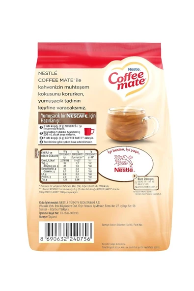 Nestle Coffee Mate 500 gr X 10 Adet - Resim 2