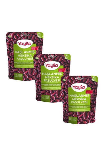 Yayla Haşlanmış Meksika Fasulyesi 400 gr x 3 Adet ürün görseli