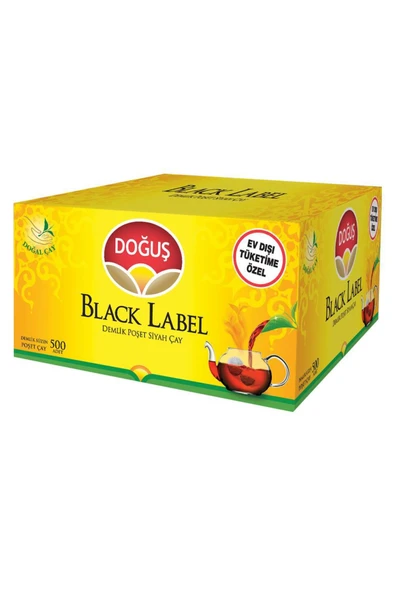 Doğuş Black Label Demlik Poşet Çay 3.2 g x 500 Adet ürün görseli 1