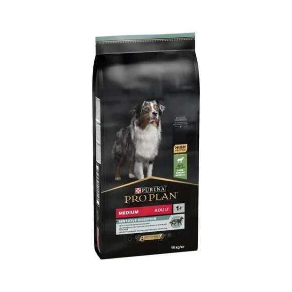 Pro Plan Sensitive Digestion Medium Kuzu Etli 14 kg Yetişkin Köpek Maması ürün görseli 1