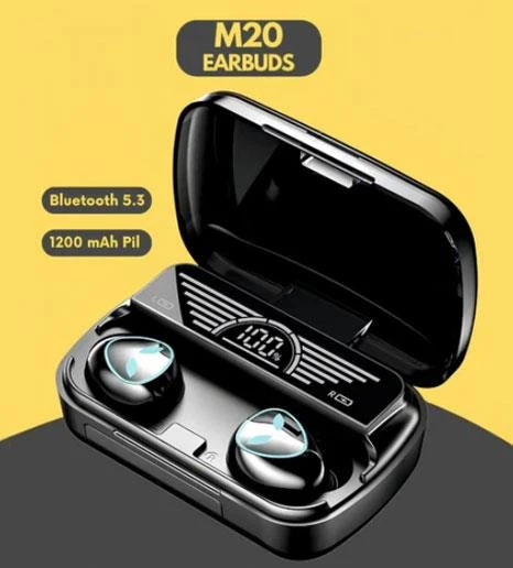 M20 TWS Bluetooh Kulaklık (Şarj Göstergeli) - Resim 3