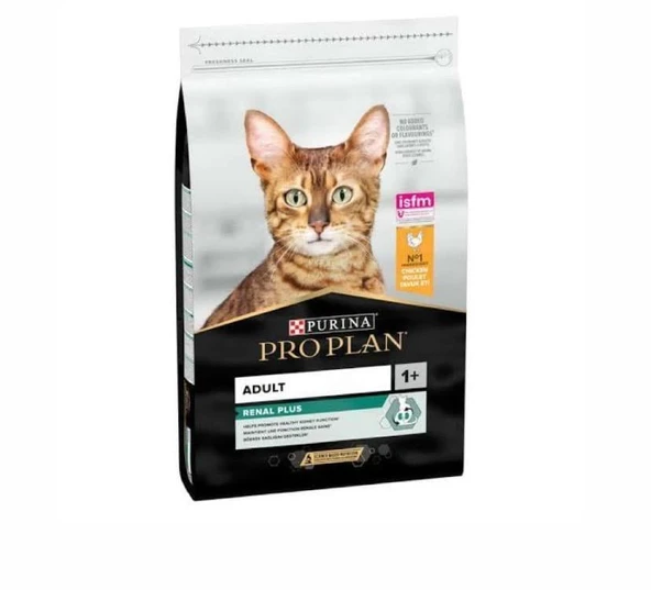 Pro Plan Renal Plus Adult Tavuklu Yetişkin Kedi Maması 10Kg ürün görseli 1