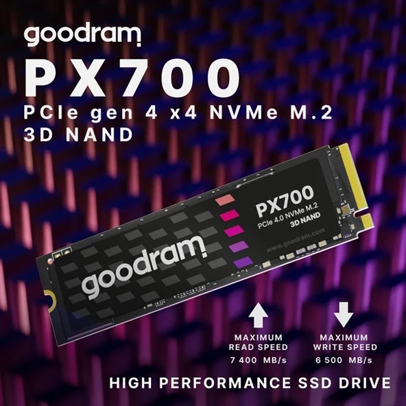 GOODRAM 2TB SSDPR-PX700-02T-80 7400-6500MB/s M2 NVME GEN4 DİSK - Resim 4