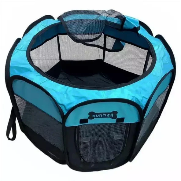 Nunbell Kedi Köpek Oyun Alanı Kumaş 72*72*45cm ürün görseli 1