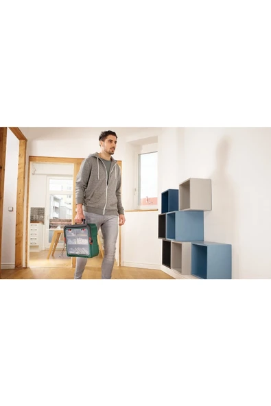 Bosch Easyımpact 18v-40 1.5ah Çift Akü Darbeli Delme/vidalama + 241 Parça Aksesuar Seti - Resim 8