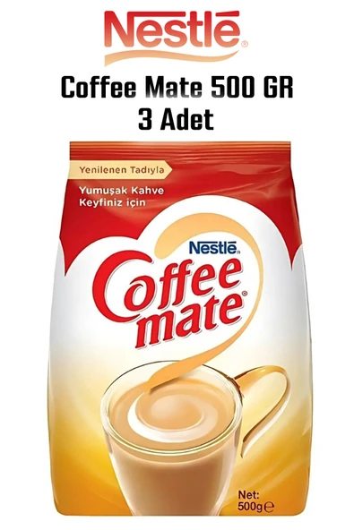 Nestle Coffee Mate Süt Tozu - Kahve Kreması - 500 Gr x 3 Adet ürün görseli 1