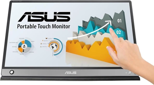 Asus ZenScreen Touch MB16AMT 15.6" 5 ms Full HD IPS 60 Hz Dokunmatik Taşınabilir Monitör Outlet ürün görseli 1