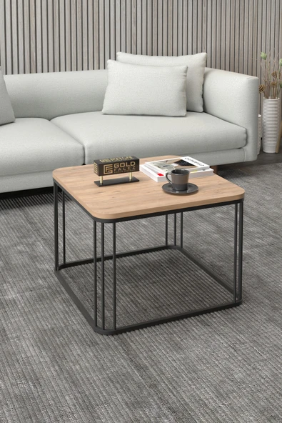 Orta Sehpa Ve Zigon Sehpa Oval Lüx 5'Li Set Beyaz - Resim 5