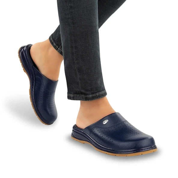 Muya Sabo Anatomik Erkek Terlik Lacivert - Resim 2