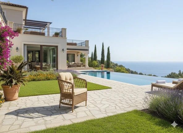 LİV Concept Palmiye Rattan Lüks Oturma Grubu(şemsi̇yesi̇z) - Resim 4