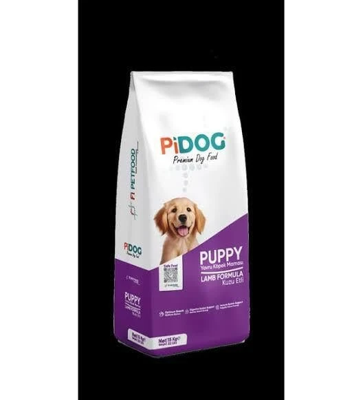 PiDog Puppy Kuzu Etli Yavru Köpek Maması 15kg ürün görseli 1