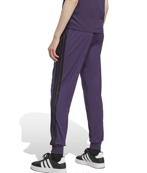 adidas 3 Stripes Sj Jogger Kadın Mor Eşofman Altı JX7591 - Resim 2