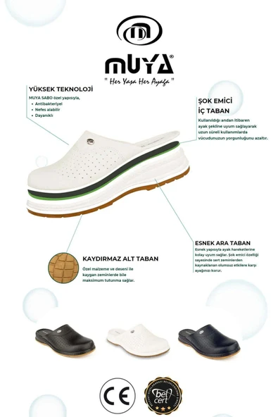 Muya Sabo Anatomik Erkek Terlik Lacivert - Resim 6