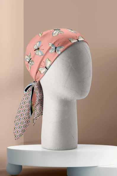 D30 KADIN DESENLİ BANDANA - Resim 5