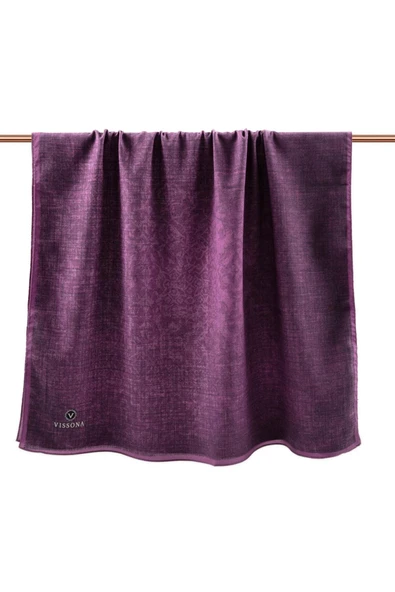 LÜKS MEDİNE İPEĞİ DOKU DESENLİ PEMBE RENKLİ 75X195 KIRIŞMAZ ŞAL MOSS KREP DİKİŞ TİPİ İTALYAN DİKİŞLİ - Resim 2