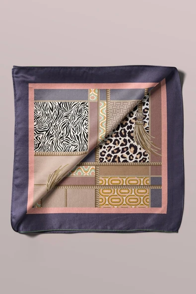 C39 KADIN DESENLİ BANDANA - Resim 6