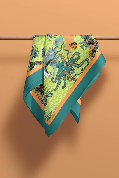 G116 KADIN DESENLİ BANDANA - Resim 4