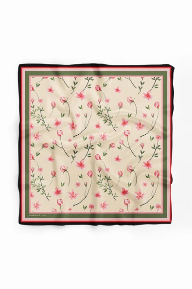 H31 ÇITIR ÇİÇEKLİ BANDANA DG12105 - Resim 2