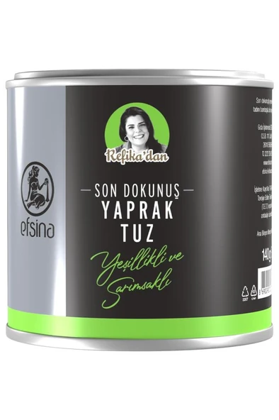 Efsina Sarımsak Ve Yeşillikli Yaprak Tuz Refika'dan 140 gr ürün görseli