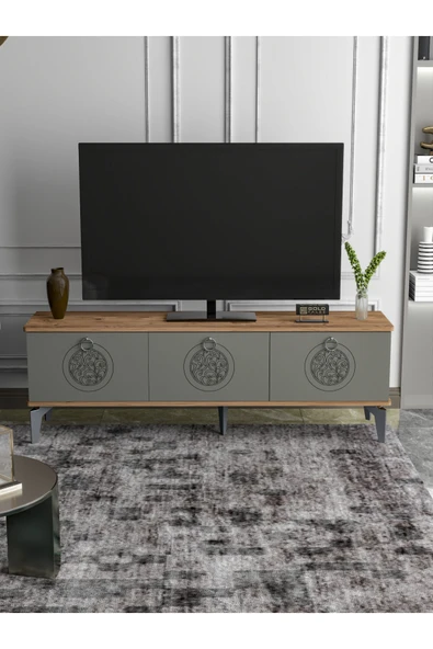 Portmanto Vestiyer 5 Raflı Ayakkabılık Ve Çit Duvar Askılık Set Çam-Beyaz - Resim 3